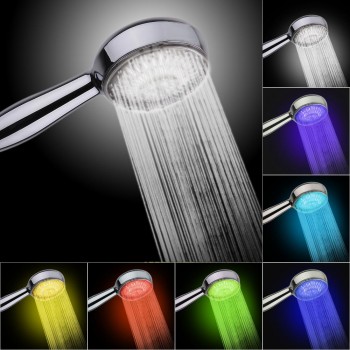 See The Water Temperature Using LED Shower Heads