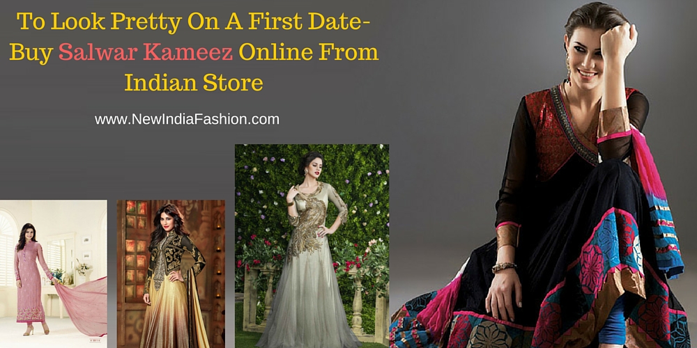 To Look Pretty On A First Date- Buy Salwar Kameez