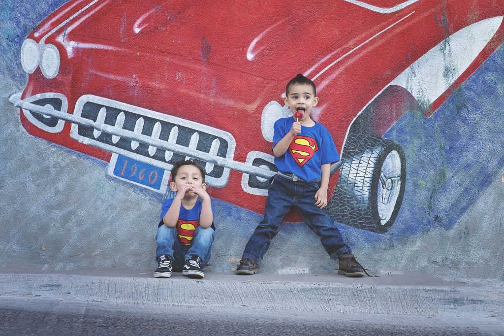 children dress as for Halloween