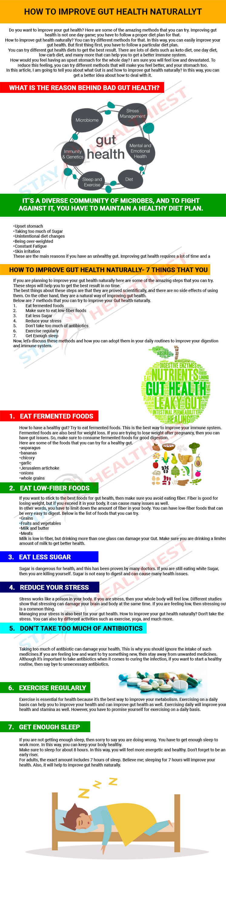 How to improve Gut Health Naturally